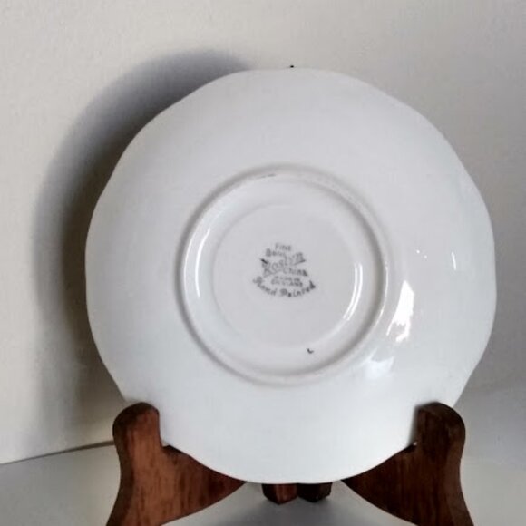 Roslyn Teacup Tea Cup & Saucer Blue Flowers BLuebells - Picture 9 of 11